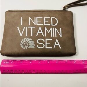 Maurice’s “I NEED VITAMIN SEA” wristlet 8” long